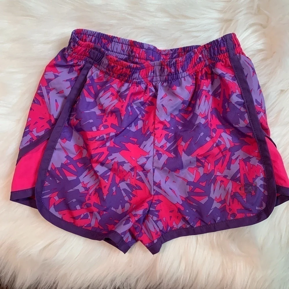 BUNDLE Little Girls Ruffle Dress, Purple Shorts